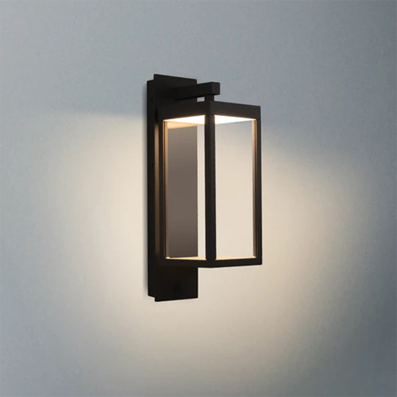 22527 LED vit/svart/grå IP54 13W 750 lm utomhus sensorväggljus